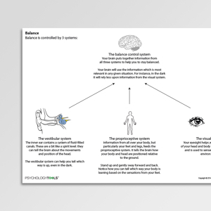 Balance Worksheet PDF | Psychology Tools