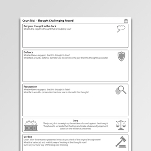 Anxiety workbook