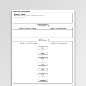 Stimulus Discrimination Worksheet PDF | Psychology Tools